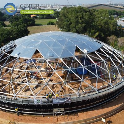 Teto de cúpula de alumínio para tanques de armazenamento de petróleo: controla as emissões de COV e reduz as perdas de evaporação