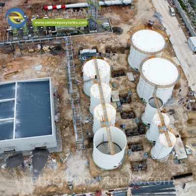 Tanque de epoxi ligado por fusão para tratamento de resíduos alimentares: uma solução robusta e higiênica para a digestão anaeróbica de lodo orgânico.