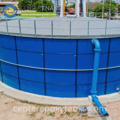 Tanque revestido com FBE para instalações industriais de biogás: um recipiente rentável para todas as fases da digestão anaeróbica em escala industrial.