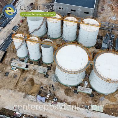 Tanque revestido com FBE para tratamento de águas residuais de laticínios - Garante armazenamento confiável e resistente à corrosão para efluentes orgânicos complexos.