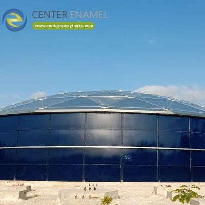 Tanque de aço revestido com epóxi para montagem de tratamento de águas residuais - Um tanque forte e resistente à corrosão para integração de processos.