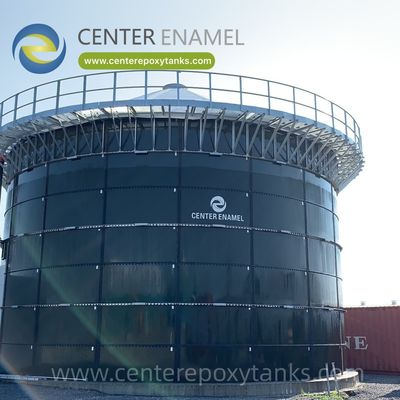 Tanque de aço revestido com epóxi para contêiner de fermentação anaeróbica: Construído para resistir ao ambiente corrosivo da decomposição orgânica.