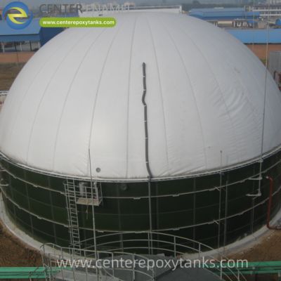 Balão de Armazenamento de Biogás para Tanques Digestores Agrícolas: Frequentemente forma o teto flexível para armazenar o gás produzido pela unidade digestora