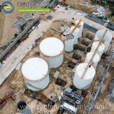 Reservatórios de aço com parafusos como reservatórios de abastecimento de água de incêndio de armazém: sistemas de grande capacidade concebidos para a segurança dos centros de logística e armazenagem.