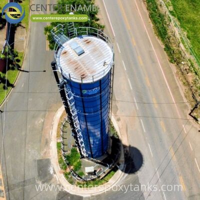 Tanques de aço com parafusos como tanques de recuperação de água da chuva: um sistema de armazenamento ecológico para a colheita de água urbana e industrial em larga escala.