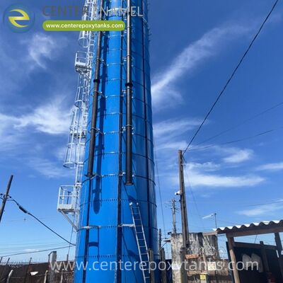 Tanques de aço emoldurados como tanques de armazenamento de processo: integrados perfeitamente em linhas de fabricação para gerenciamento consistente de fluidos.