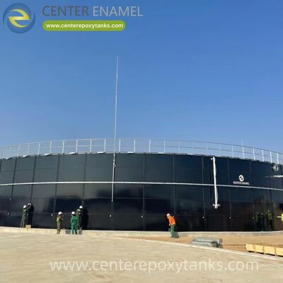 Tanques de aço com parafusos como tanques de água potável: certificados para uso potável para garantir a distribuição segura de água para a comunidade.