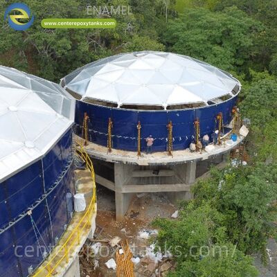 Tanques de aço em parafuso como tanques de armazenamento de silo padrão: segue projetos de engenharia líderes na indústria para contenção confiável de material a granel.
