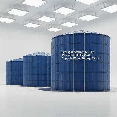 Infra-estrutura de escala: a potência dos tanques de armazenamento de água de maior capacidade FBE