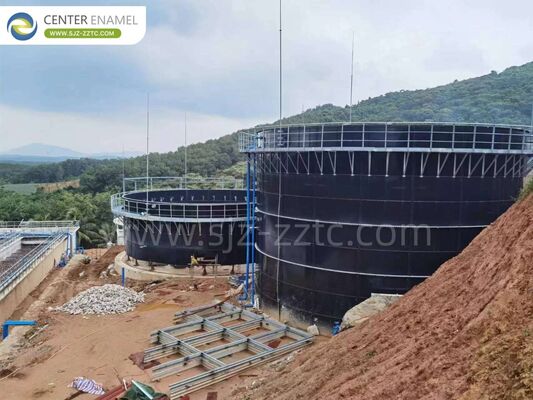 Projetos de biogás sustentável no Brunei: Tanques de GFS e telhados de membrana dupla para esterco de frango