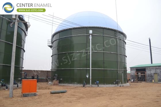 Projeto Avançado de Biogás Soluções do Contratista com tanques de GFS para a Turquia Tratamento de Resíduos Domésticos