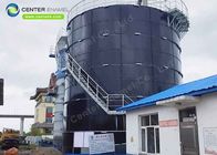 Tanque de digestor anaeróbico de vidro fundido em aço para projeto de biogás