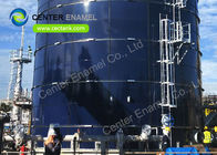 3 mm Projetos de tratamento de águas residuais Tanque de armazenamento de biogás de vidro fundido em aço
