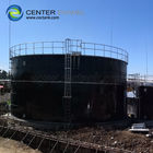 Tanque de armazenamento de águas residuais de vidro fundido em aço para estações municipais de tratamento de esgotos
