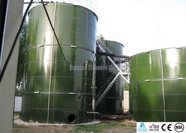 Tanques de aço fundido de vidro de grande capacidade para projetos de tratamento de esgotos e efluentes