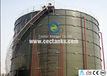 Tanques de armazenamento de água de aço inoxidável de vidro fundido e parafusados com padrão AWWA D103/EN ISO28765