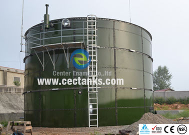 Tanque de armazenamento de lama de aço fundido de vidro, tratamento de águas residuais anaeróbicas