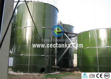 Tanque de armazenamento ativado de lama / resíduos digeridos com esmalte e telhado de membrana ou de alumínio