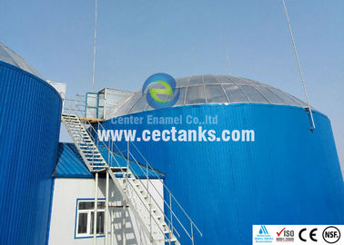 Tanques de armazenamento de águas residuais de aço fundido de vidro para instalações de tratamento de águas residuais