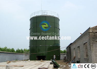 6.0Dureza de Mohs Tanques de aço fundido de vidro para armazenagem de produção de biogás de esterco de frango