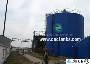 Tanques de armazenamento de água revestidos de vidro de duplo revestimento para agricultura marinha / bioengenharia de peixes
