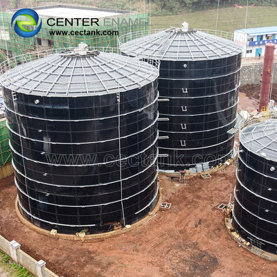 Tanque de água de aço cilíndrico de GFS para projetos de água agrícolas da irrigação