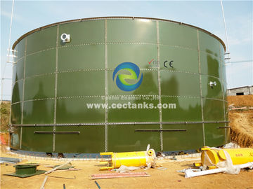 Instalações de biogás Tanques de aço fundido de vidro para a produção de energia a partir de planta de esgoto de esgoto de esterco animal