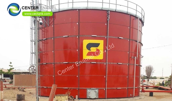 Revestimento dobro de aço aparafusado dos tanques de armazenamento 0.40mm do líquido dos produtos alimentares
