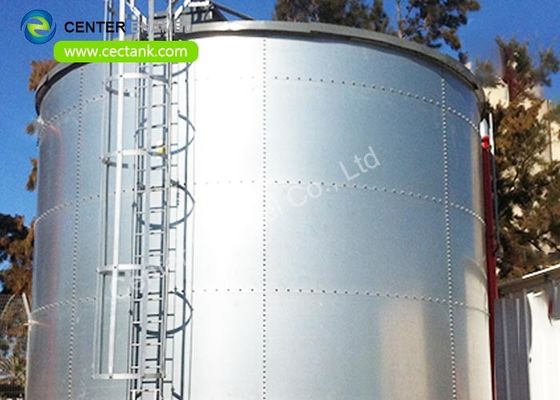 o armazenamento das águas residuais 20m3 galvanizou a resistência química de tanques de aço