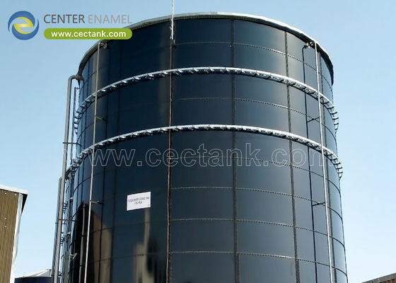 20m3 de vidro verde fundido em tanque de aço Solução ideal de armazenamento de biogás