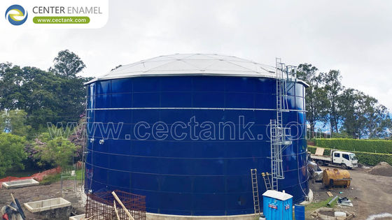 50,000 m3 Tanque de aço de esmalte para armazenamento de lixiviação com alta resistência à corrosão