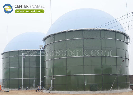 Digestores anaeróbicos de vidro fundido a aço de design personalizado com cores diferentes: a solução ideal para o tratamento de águas residuais e produção de biogás