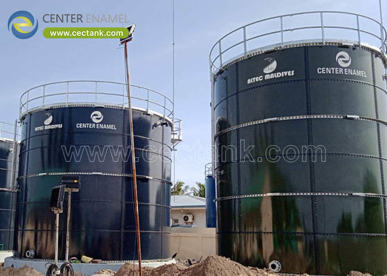 Esmalte central: armazenamento de água agrícola confiável com tanques de aço parafusados compatíveis com AWWA D103-09
