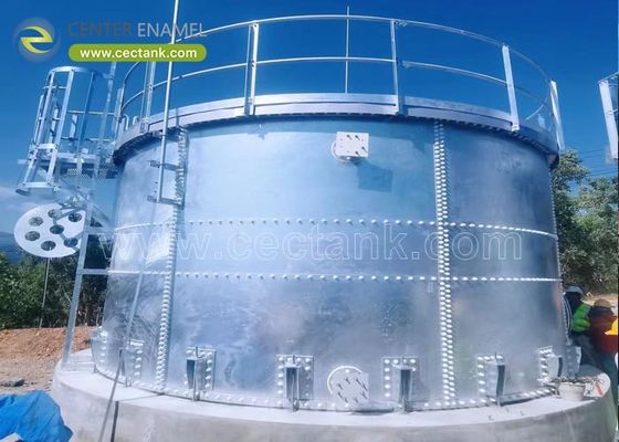 Tanques de Aço Galvanizado para Armazenamento de Água Limpa em Oficinas Industriais