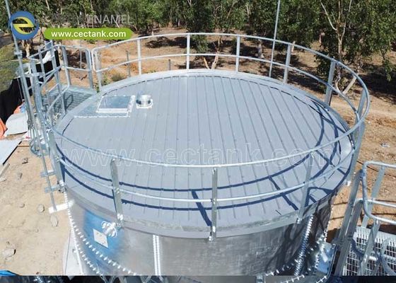 Tanques de aço galvanizado aparafusados versáteis para armazenamento de água em canteiros de obras