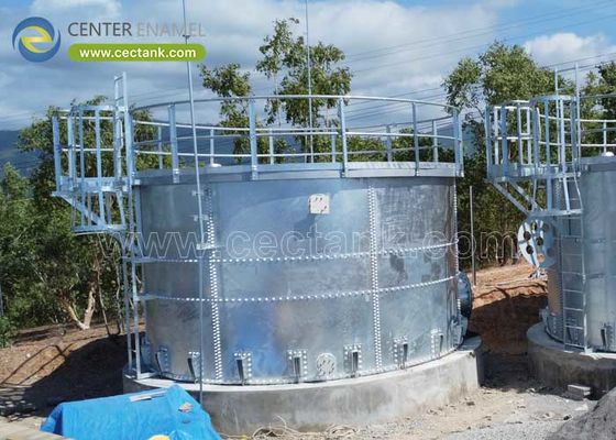 Eficiência e segurança garantidas Tanques de aço galvanizado especializados para operações de instalações de tratamento de água potável
