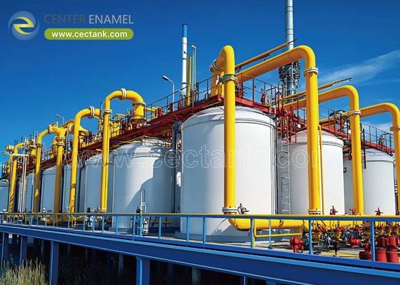 Construído para durar Tanques de aço soldados de esmalte de centro Durabilidade e longevidade incomparáveis para armazenamento de petróleo bruto