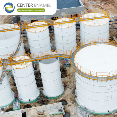 Tanques seguros de destilados de refinaria de aço revestidos com epoxi, essenciais para o armazenamento de destilados de petróleo nas operações de refino