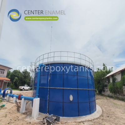 Tanques de água grandes para fazendas com revestimento epóxi fornecem ampla armazenagem de água para grandes fazendas