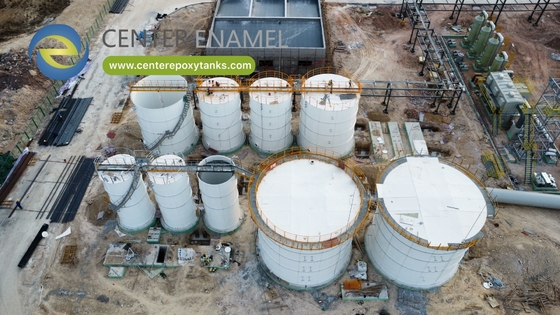 Tanques aparafusados de aço revestidos com epóxi para armazenamento de água para combate a incêndios: Fornecimento confiável para supressão de incêndios