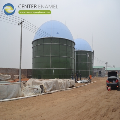 Telhados de Membrana Dupla para Mini Digestores de Biogás: Fornece um reservatório de gás compacto e selado.