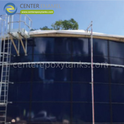 Telhados de cúpula de alumínio para tanques de resíduos agrícolas: Oferece uma cobertura durável para odor e contenção