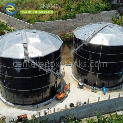 Telhado de cúpula geodésica de alumínio para tanques de armazenamento de aquicultura: Mantém a pureza da água para a vida aquática