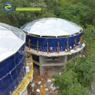 Telhado de Domo Geodésico de Alumínio para Armazenamento Municipal de Lodo: Fornece uma Cobertura Selada e Resistente à Corrosão
