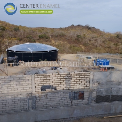 Telhado de cúpula de alumínio para armazenamento de lama municipal: fornece uma cobertura selada e resistente à corrosão