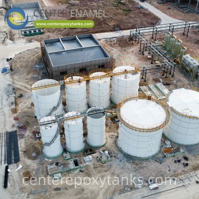 Tanque Revestido com FBE para Tratamento de Efluentes de Amido - Garante armazenamento durável para efluentes com alta carga orgânica (DBO) da produção de amido.