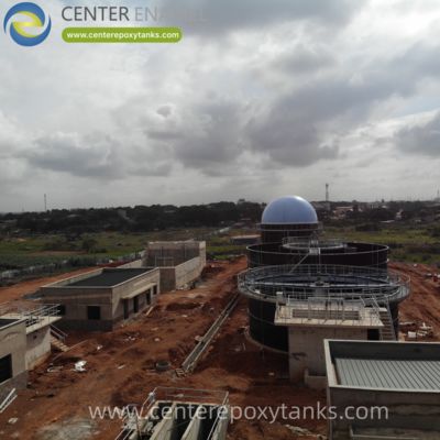 Balão de Armazenamento de Biogás para Tanque Digestor de Tratamento de Esgoto: Armazenando o Valioso Co-produto Gasoso