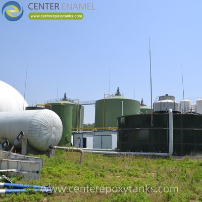Porta-biogás de dupla membrana para tanques de digestão anaeróbica agrícola: Forma o telhado flexível para capturar e armazenar o biogás gerado a partir de resíduos agrícolas