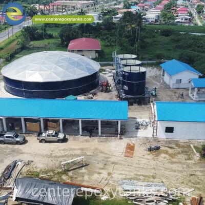 Tecidos flutuantes internos para tanques de petróleo bruto misturados com aço soldado: estabiliza misturas complexas e evita perdas de luz