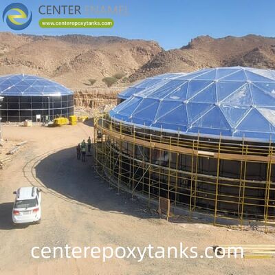 Telhado flutuante externo para tanques de óleo industrial de aço soldado: protege os óleos de processo da umidade e da contaminação atmosférica